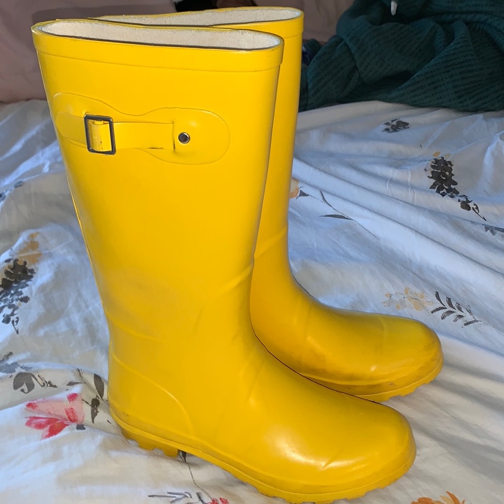 Yellow Rain Boots